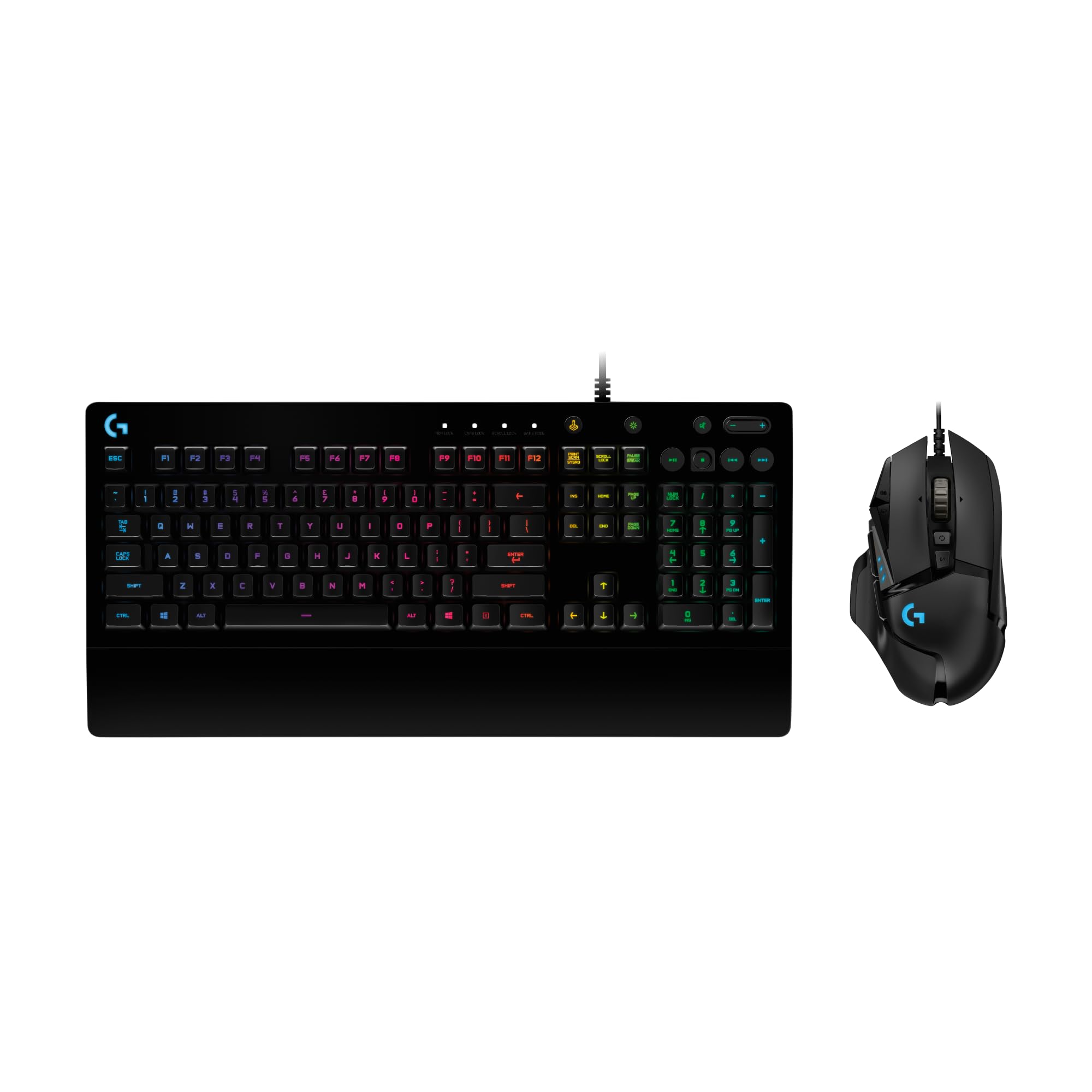 Logitech G502 HERO High-Performance Gaming-Maus + Logitech G213 Prodigy Gaming-Tastatur