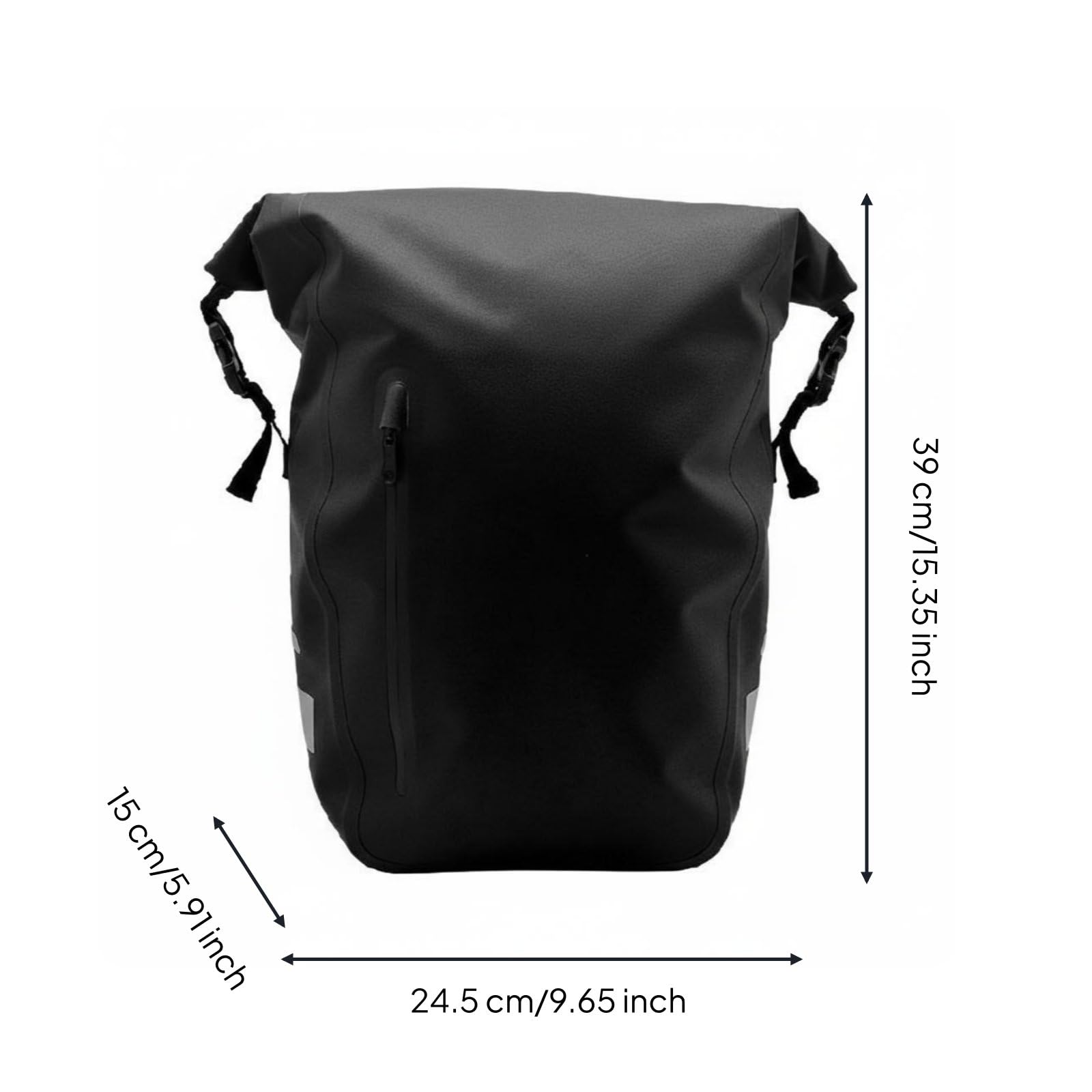 Fahrradtasche wasserdichte Lenkertasche Gepäckträgertasche Rahmentasche mit TPU Beschichtung Und Reflexdetails Schnelle Montage Am Gepäckträger für Einkauf Wochenendtrip Camping