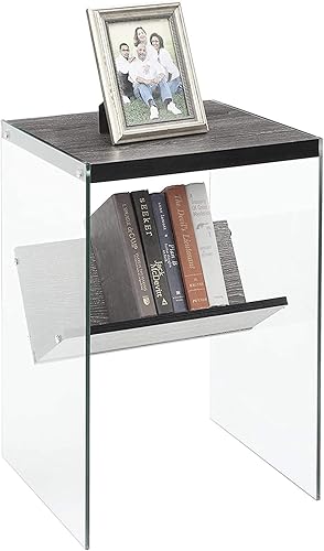 Miniatura 4 de Mesa auxiliar Soho de Convenience Concepts Madera GrisWeathered Gray