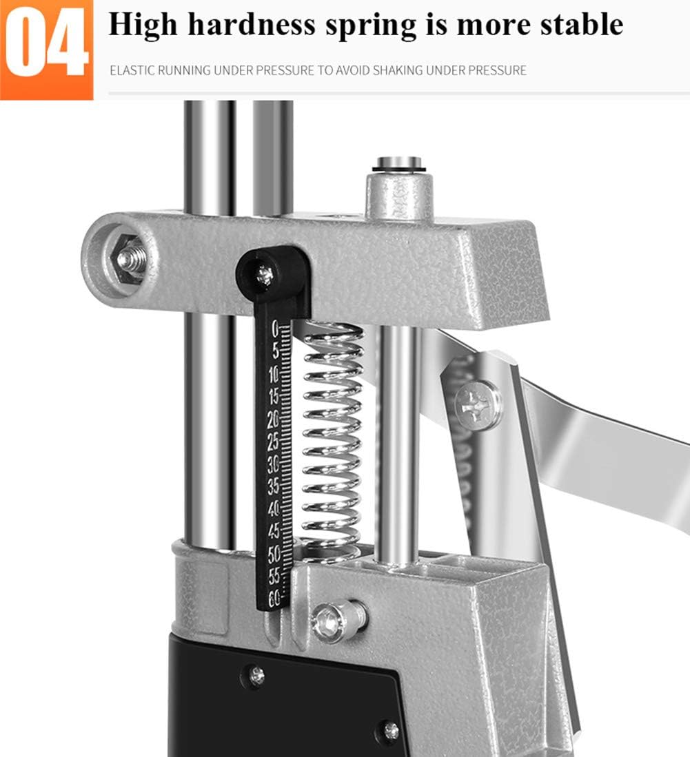 Double Hole Bench Clamp Drill Press Stand Adjustable Drill Workbench for Drill Workbench Repair Tool Support Tool Aluminum Alloy Drill Stand for Hand Drill Aluminum Alloy