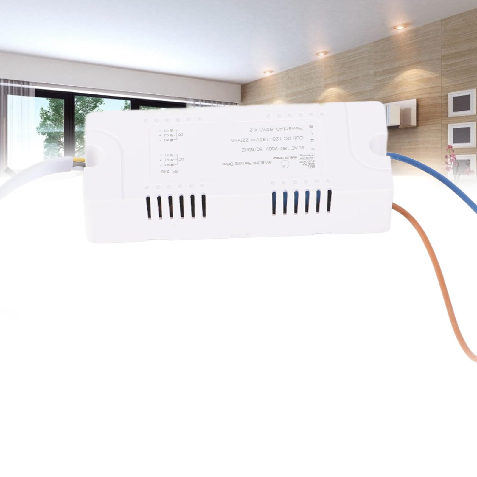 Sterownik Led Ściemnianie, Sterowanie Głosowe APP Zdalny Sterownik Led 40 Kontroler Dc 2.4G Inteligentny AC180-260V