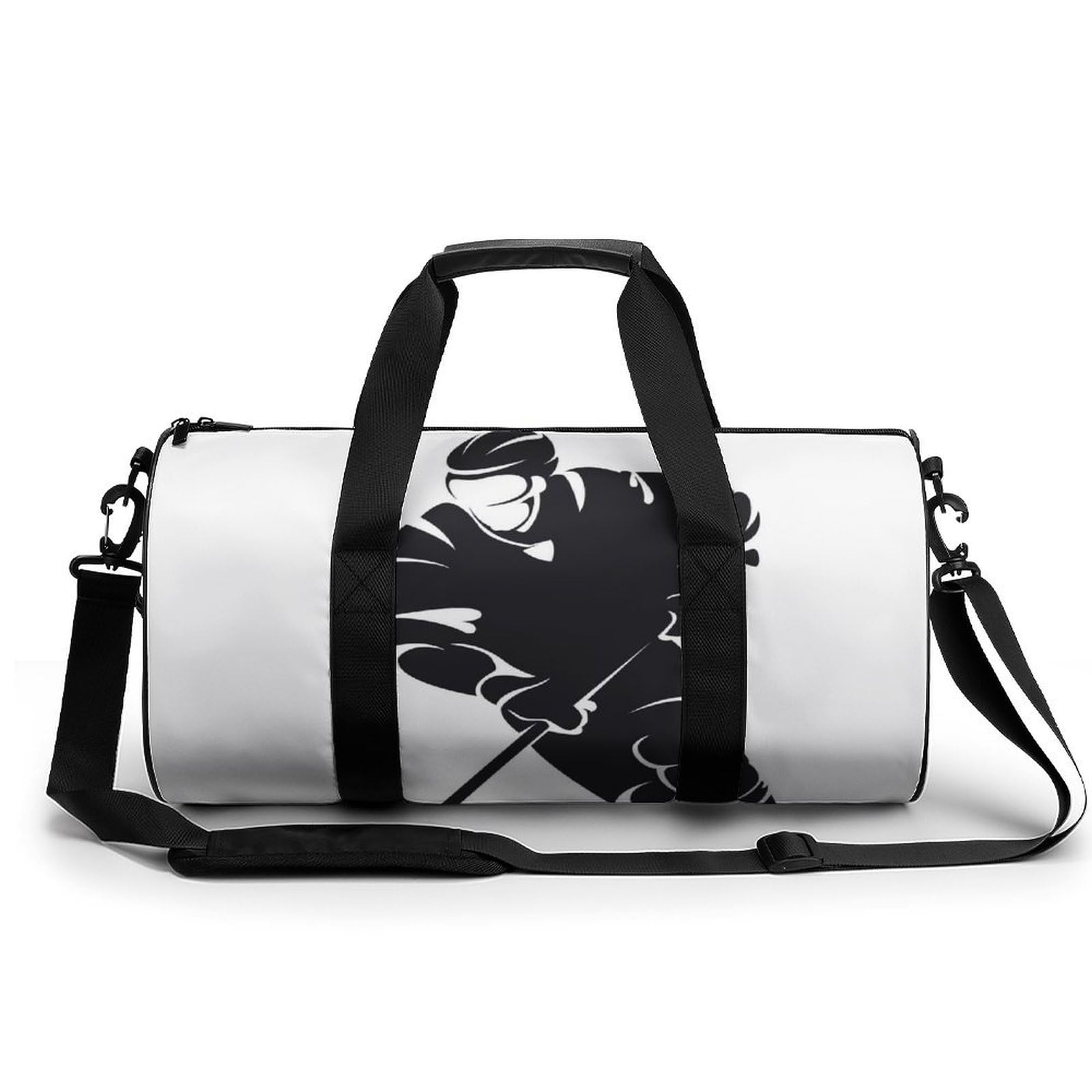 Joueur De Hockey Sac De Sport Gym Sac De Voyage Sac Week-End Duffel Bag pour Camping Randonnée Voyage 45x23x23cm