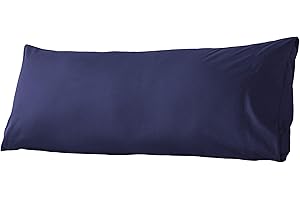 WhatsBedding Navy Body Pillow Cover: Comfort and Style