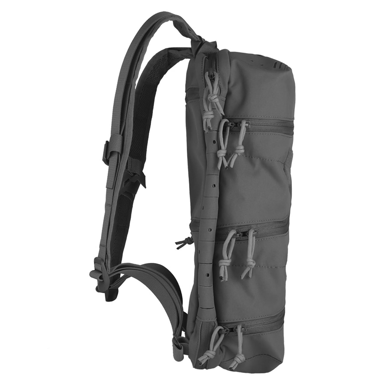 Zaino Medico Tattico Modulare da 11 Litri, Zaino da Combattimento per Softair, Zaino di Emergenza per Viaggi, Escursioni e Caccia(Gray)
