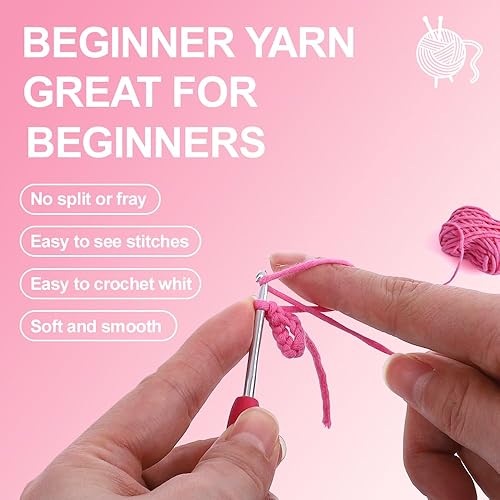 Miniatura 4 de Kit de ganchillo para principiantes, adultos y niños, kit de animales de ganchillo Amigurumi, fácil de aprender a tejer con tutoriales en video paso