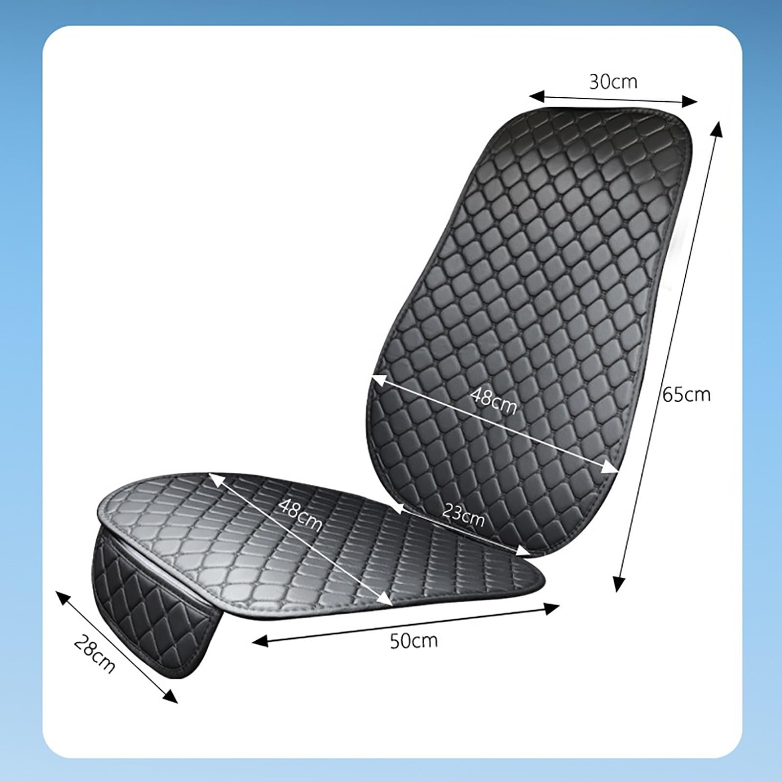 Kindersitzunterlage geeignete Sitzschoner Auto Kindersitz mit Anti-Rutsch Funktion Autositzschoner Autositzauflage Sitzschutz(C)