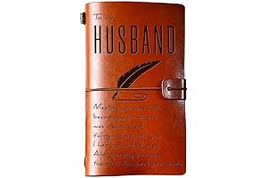 Thoughtful and Romantic Husband Gifts from Wife, A Timeless Leather Journal to Preserve Precious Memories