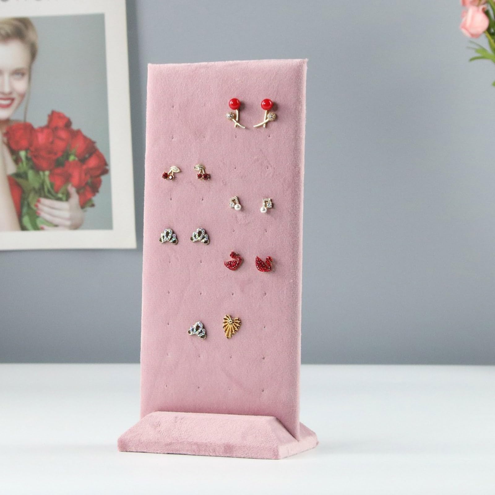 YCTTKDD Wunderschöner Schmuck-Display-Halter, auffällige Fensterdekoration, Halsketten-änder, Ring-Tablett für den Heim-Schmuckschrank