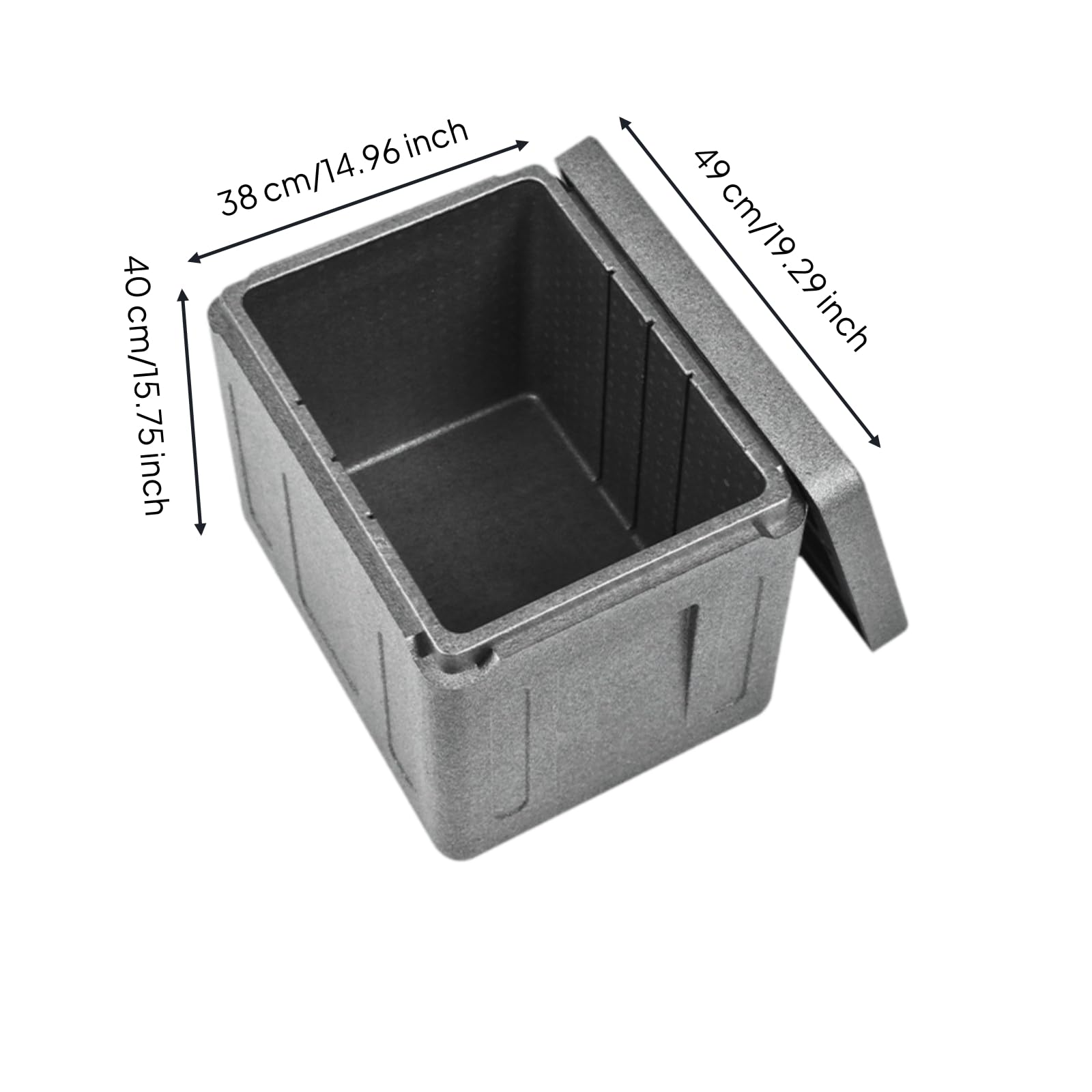 Amagogo Boîte Isotherme En | Thermique, Conteneur, pr Vente Ambulante, Traiteurs, Livreurs, 43L, Style B