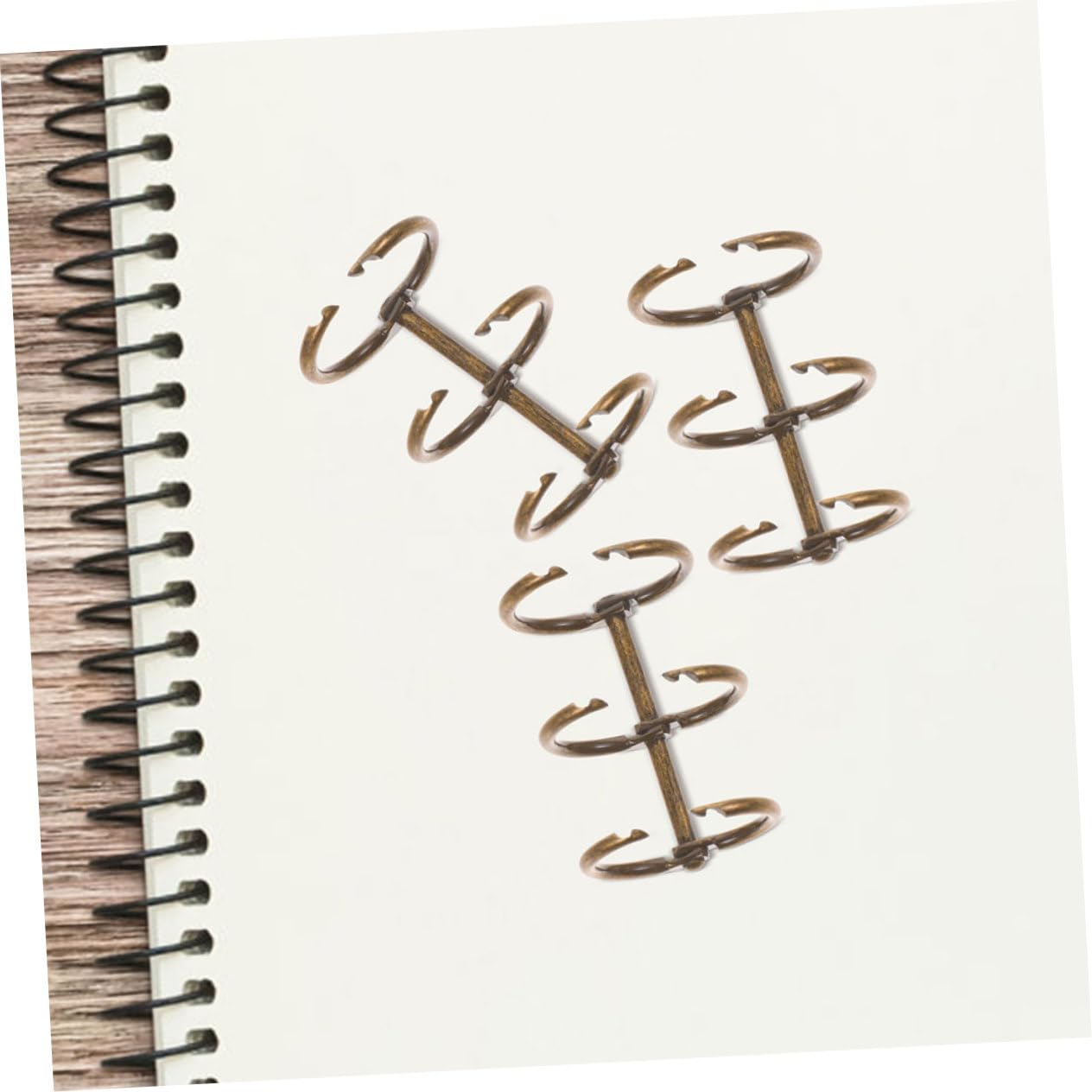 Operitacx 50pezzi Raccoglitori Sciolto Metallici Per Rilegatura Raccoglitori Per e Scrapbooking Pratici e