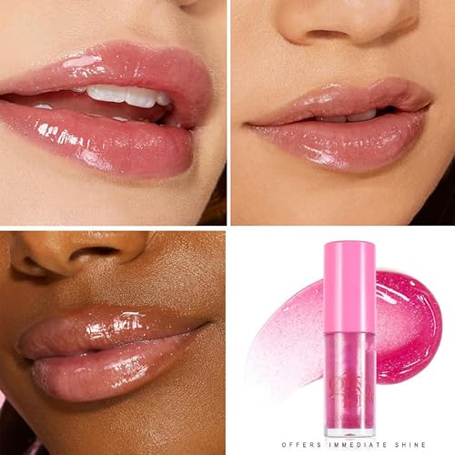 Miescher Jelly Cooling Hydrating Non-Sticky Lip Oil, Plumping Moisturizing Lip Gloss thumb #4