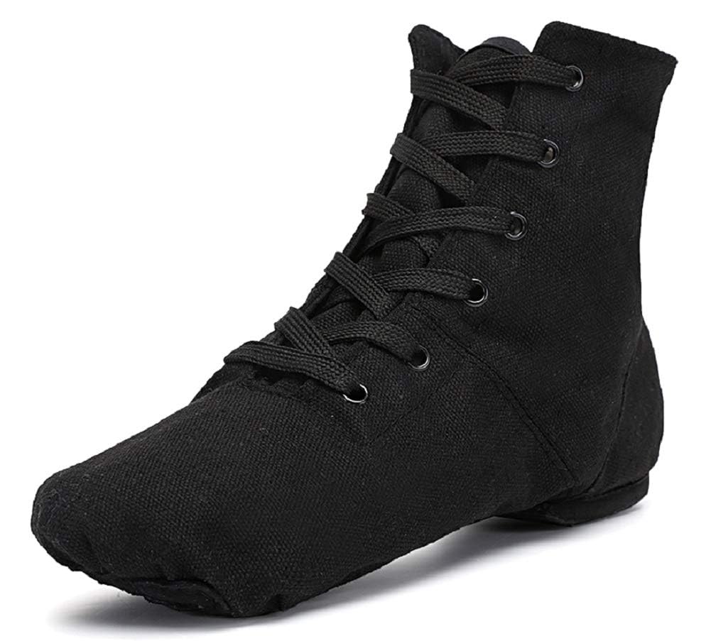 IKAANYA Lace Up Jazz Boots Ankle Length Dance Shoes for Kids, Girl, Boy, Women, Adult (Black, UK 6) (B0CVN481SX) Amazon Price History, Amazon Price Tracker