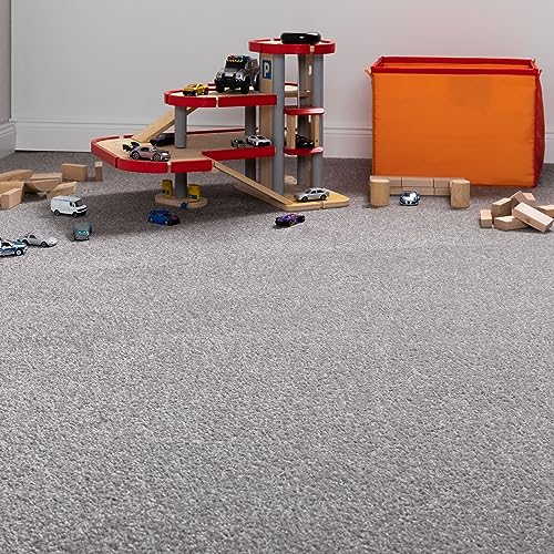 Steffensmeier Teppichboden Cambridge Young Meterware | Auslegware für Kinderzimmer Wohnzimmer...