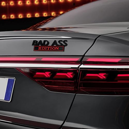 Miniatura 3 de Emblema de edición Bad Ass para automóvil, parachoques de automóvil, parachoques y puerta de maletero, calcomanía 3D, accesorios de repuesto para