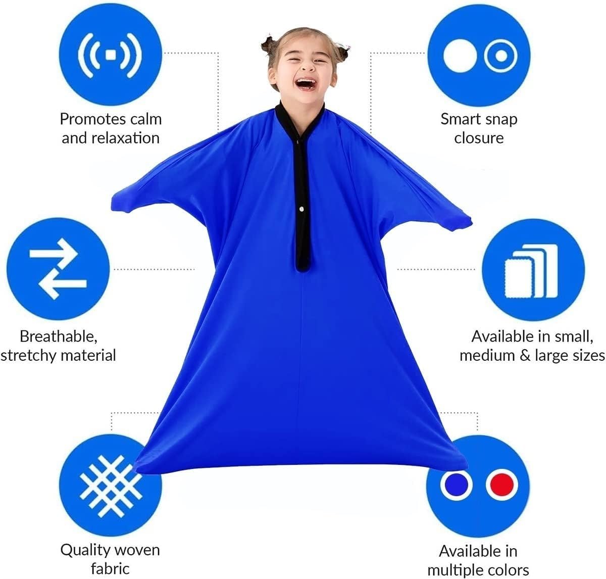 Calcetín Corporal Sensory Direct para Autismo - Mediano y Verde