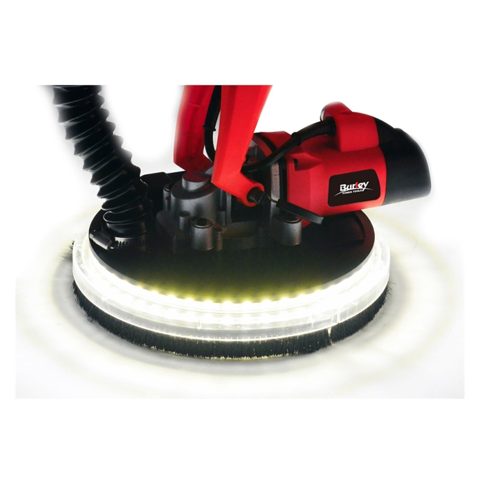 Levigatrice elettrica, Levigatrice for cartongesso a giraffa piegata a striscia LED elettrica for palo 225mm Professionale for levigatura a parete