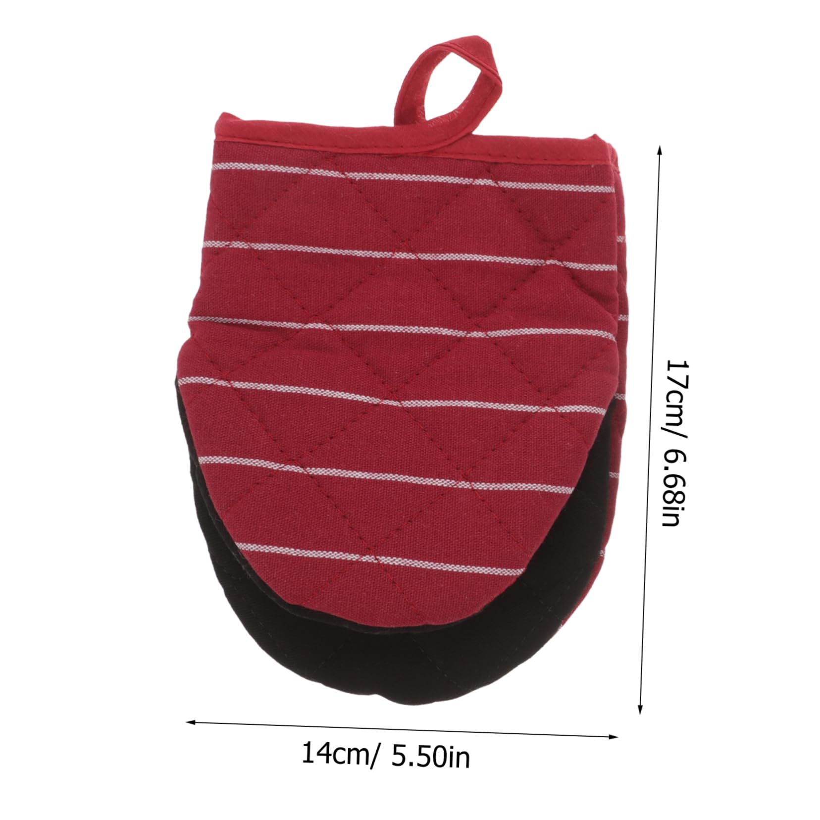 Garneck 1Pair Baking Oven Mitts Heat Resistant Kitchen Gloves Cooking Mitts and Skin Friendly for Handling for Baking and Cooking