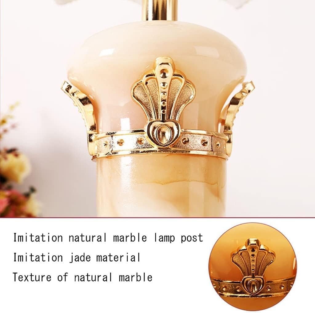 テーブルランプ おしゃれ ベッドサイドランプ テーブルライト ヨーロッパのテーブルランプロマンチックな翡翠のベッドサイドランプレース