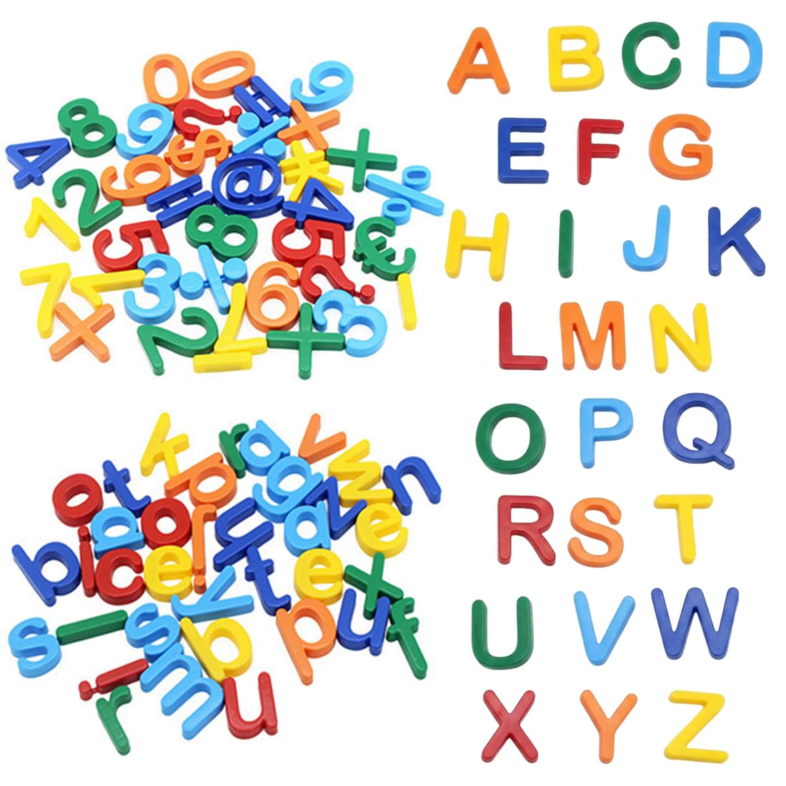 89 Piezas Letras Magnéticas para Niños de Madera Letras magneticas niños, Juego Educativo Montessori, Ideal para Aprender a Leer y Escribir de Forma Divertida, Segura y Creativa Incluye acentos