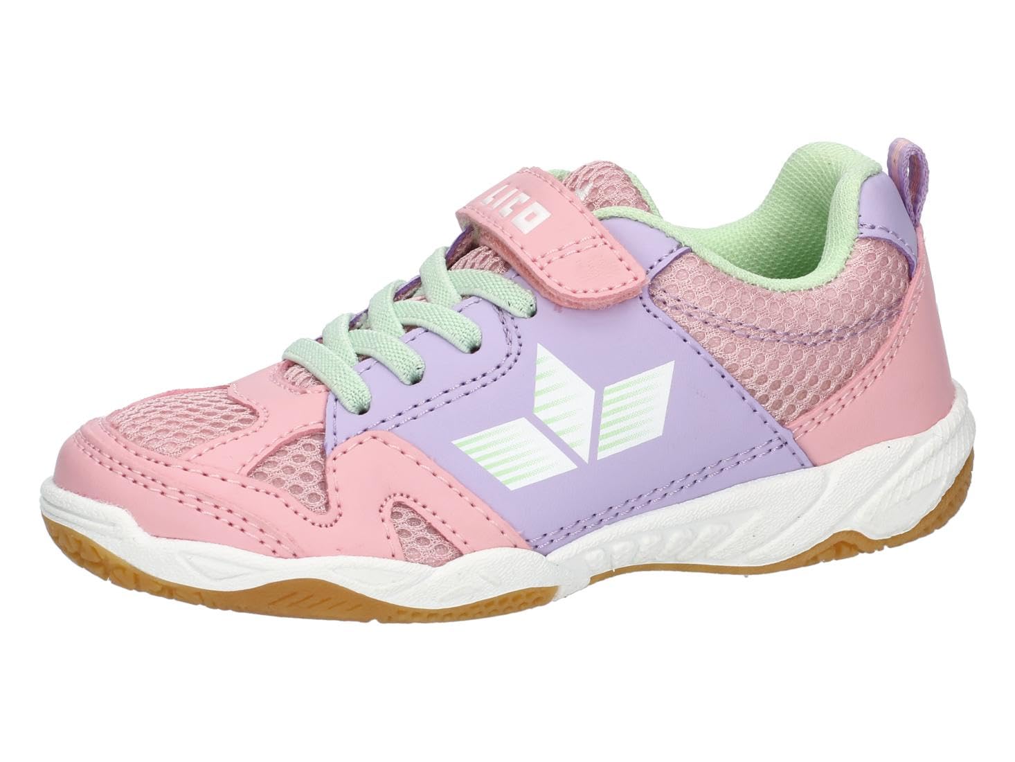 Lico Sport VS Indoor Trainers, Pink/Purple/Mint Green, 41 EU