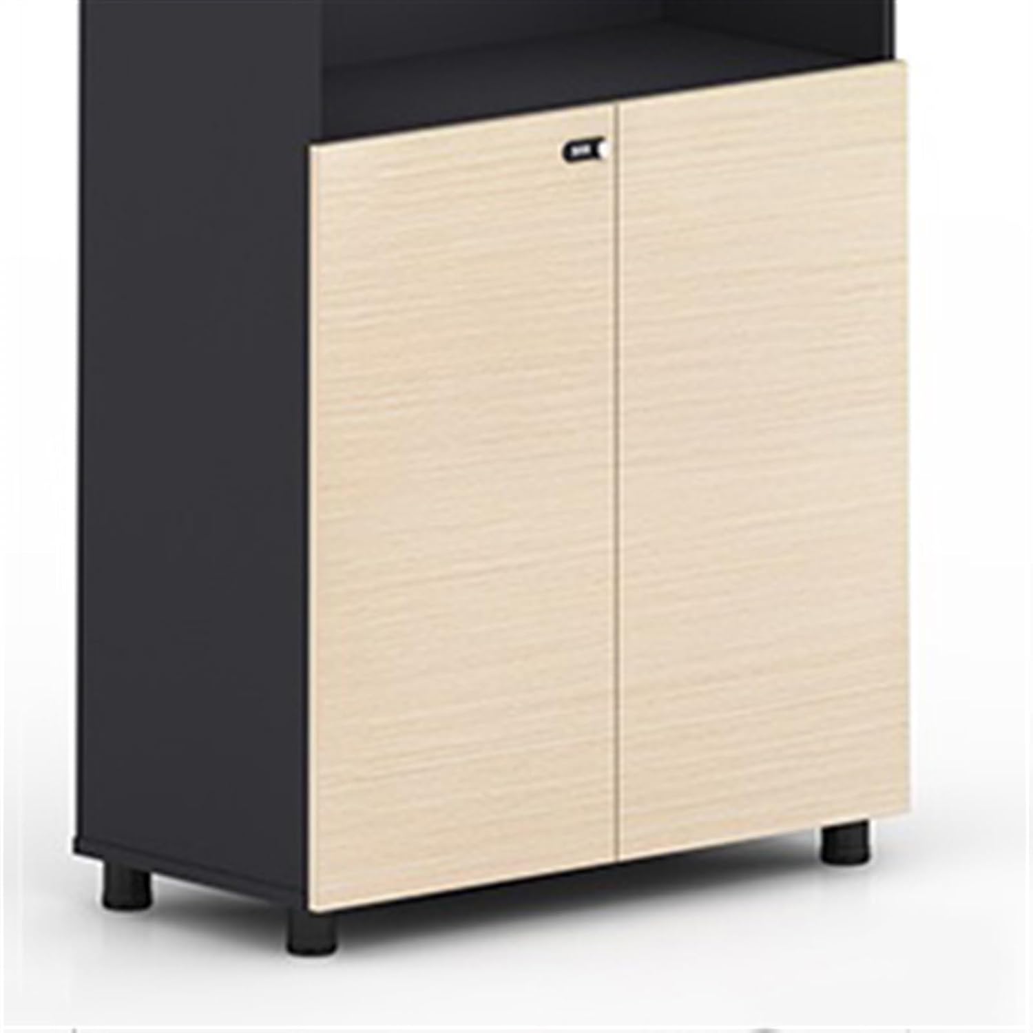 File Cabinet Office Filing CabinetWooden Double Door with No PartitionStorage CabinetFile CabinetWith Combination LockMulti-Tier StorageSmall Side Cabinet