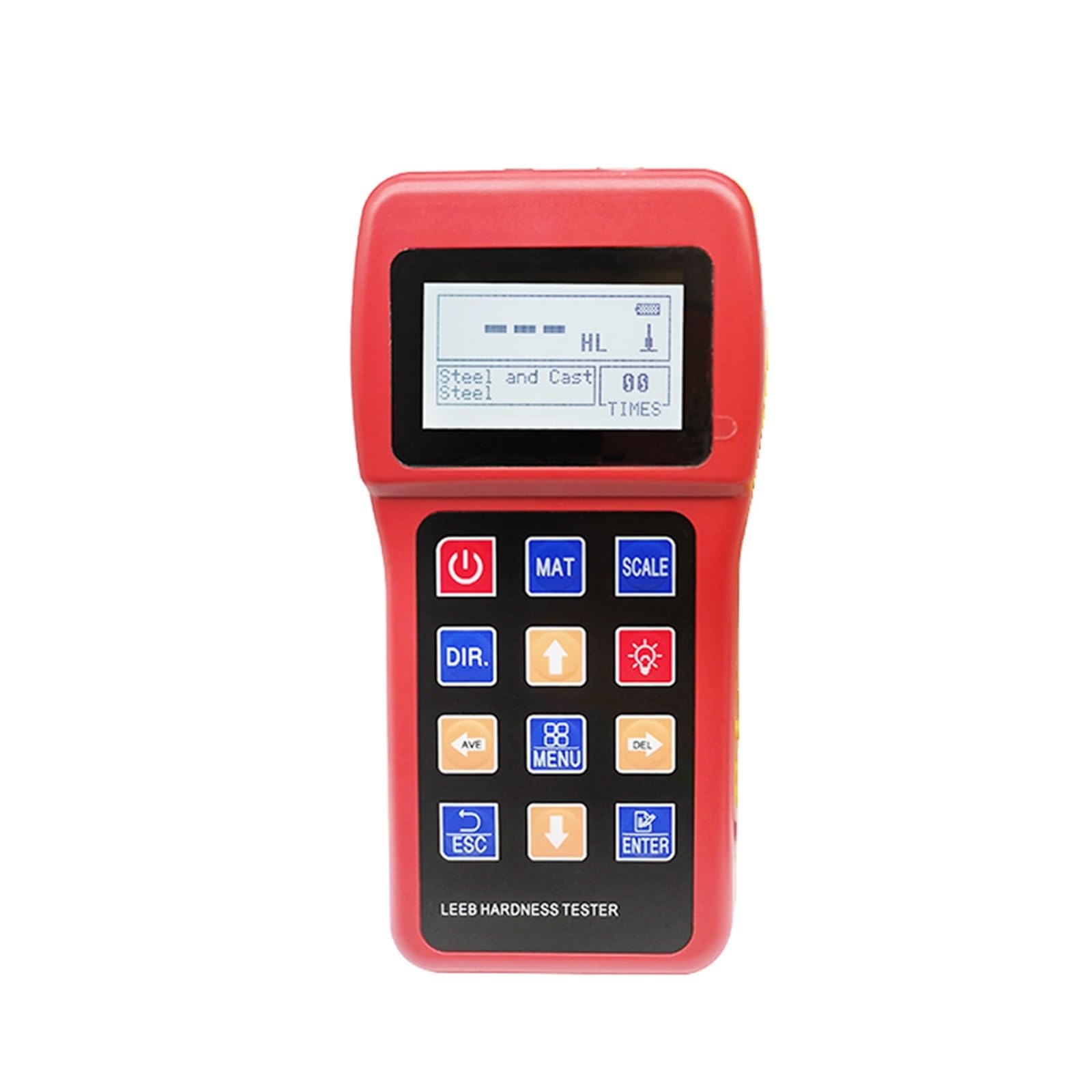 Testeur de dureté, Leeb – testeur de dureté métallique 7 en 1, for HRC,HL,HB,HV,HS,HRB, duromètre for alliage d'acier moulé, aluminium moulé, cuivre, Test de mètres métalliques(C-Type Dvice)