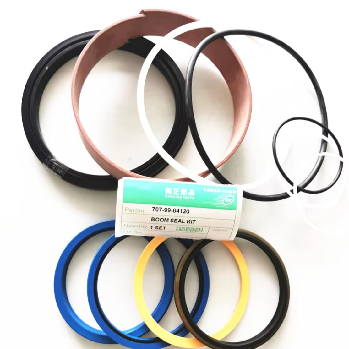 707-99-64520 707-99-64410 Hydraulic Dump Cylinder TILT and Pitch Cylinder Seal Kit Compatible with WA380-3 WA350-3A WD600-1Wheel Loader (707-99-64520)