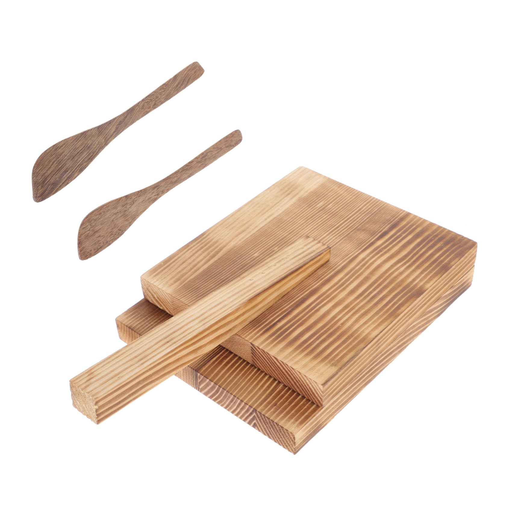 BRIGHTFUFU Effortless Dumpling Wrapping 1 Set of Wooden Dumpling Press Wrappers for Homemade Dumplings