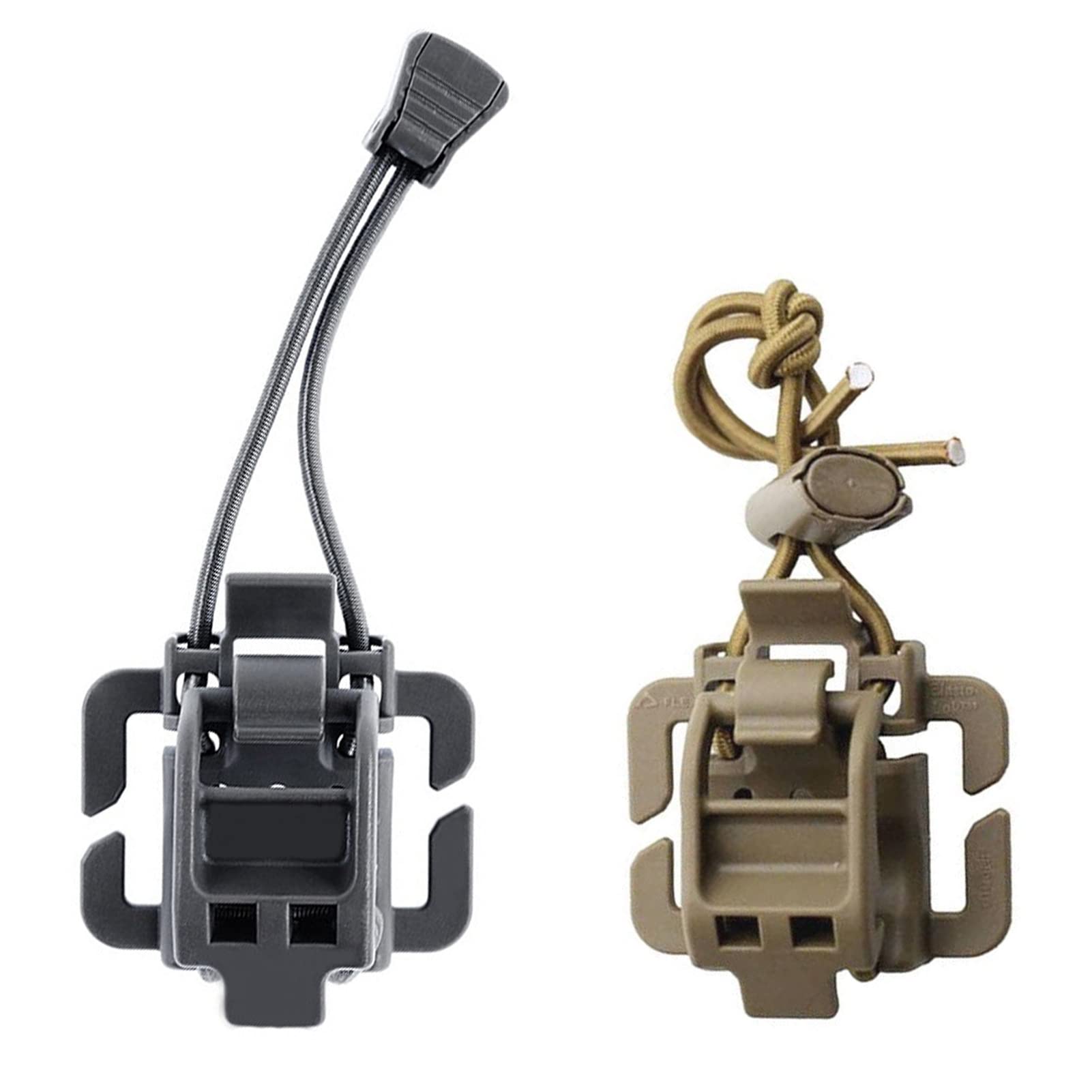 Amazon.co.jp: 2個 タクティカルギアクリップ 屋外モール