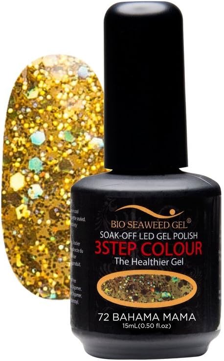 Bio SeaWeed Gel 3STEP COLOUR UV/LED Gel Polish 72 Bahama Mama 15ml