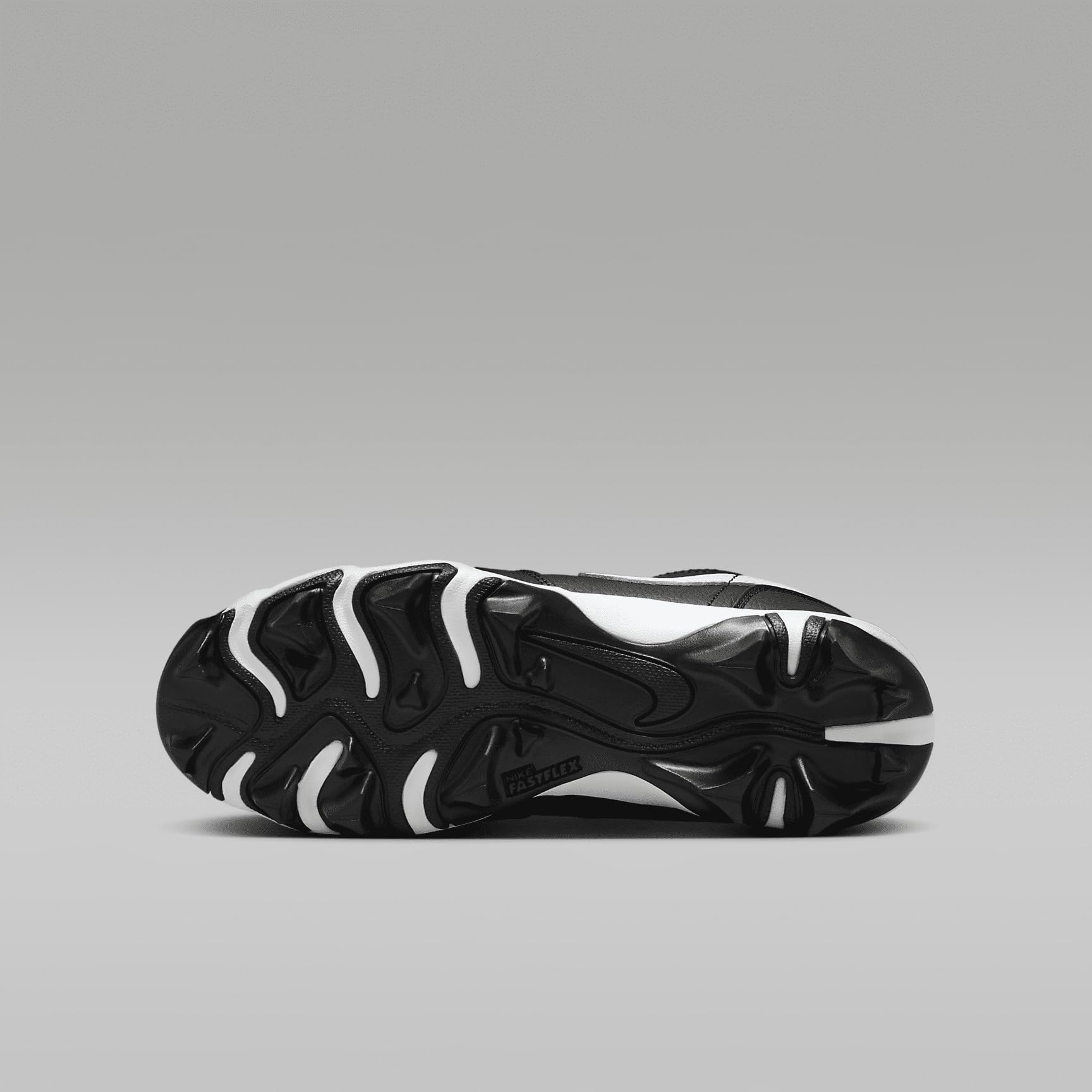 Jordan 1 Low Little/Big Kids' Cleats (HF6885-001, Black/White/White) Size 6