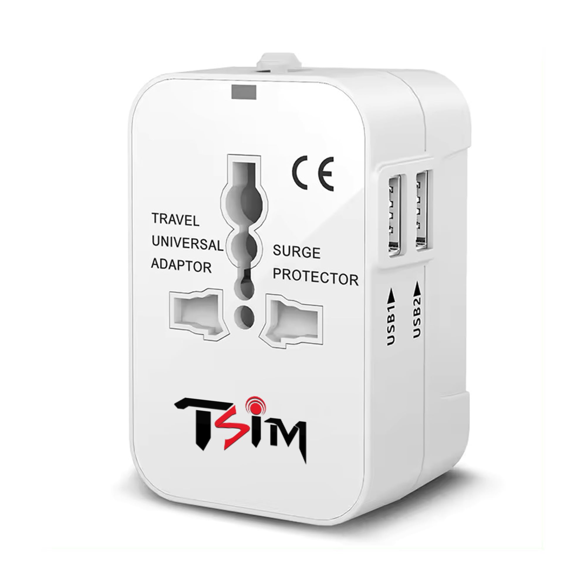 TSIM Newly Launched Universal Travel Adapter, International All in One Worldwide Travel Adapter and Wall Charger with USB Ports with Multi Type Power Outlet | White Travel Charger (B0DDCS5P1V) Amazon Price History, Amazon Price Tracker