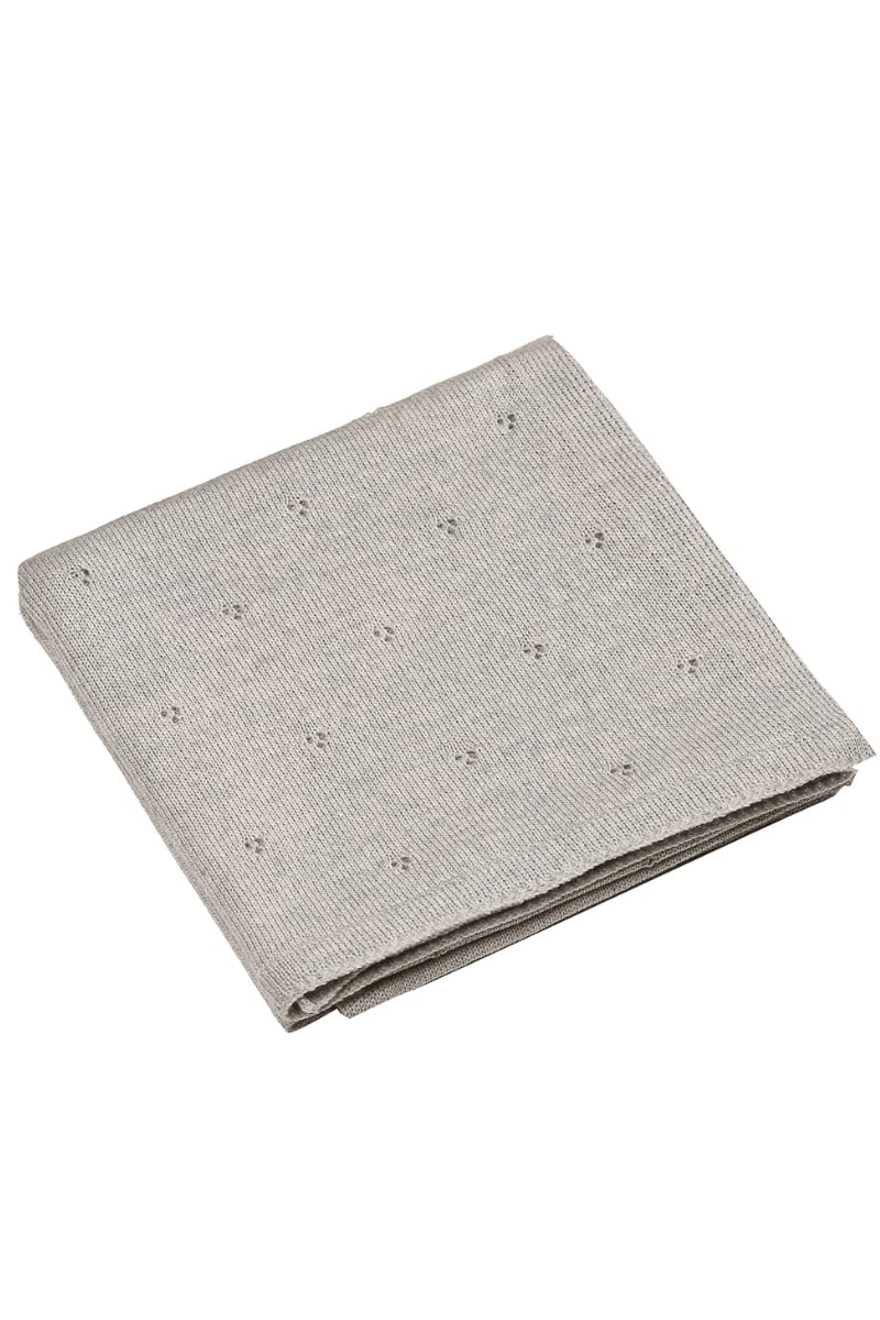 Ander Apollo - Manta de peluche para bebé, 75 x 100 cm, para bebés, color gris, accesorios para bebés, cómoda y segura