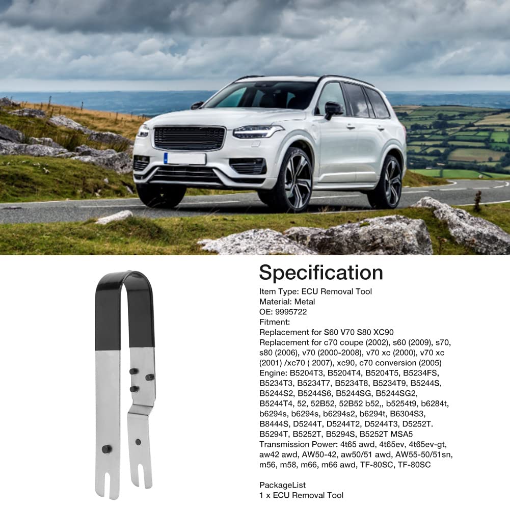 Akozon Narzędzie do Usuwania ECU, Skrzynka Sterownicza Komputera Samochodowego Narzędzie do Demontażu 9995722 dla S60 V70 S80 XC90 Komputer Samochodowy Narzędzie do Usuwania Skrzynki Sterującej