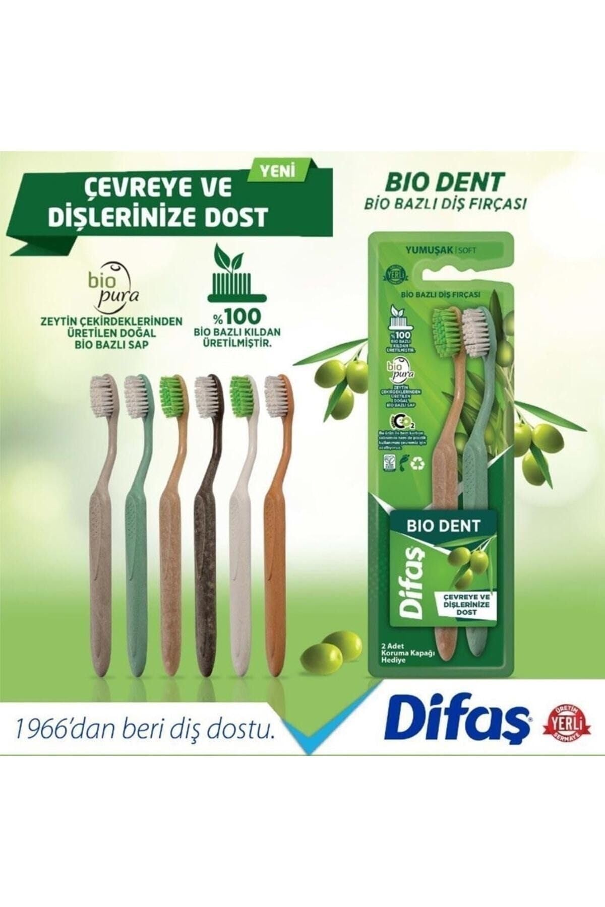 Difaş Bio Dent 1+1 Diş Fırçası