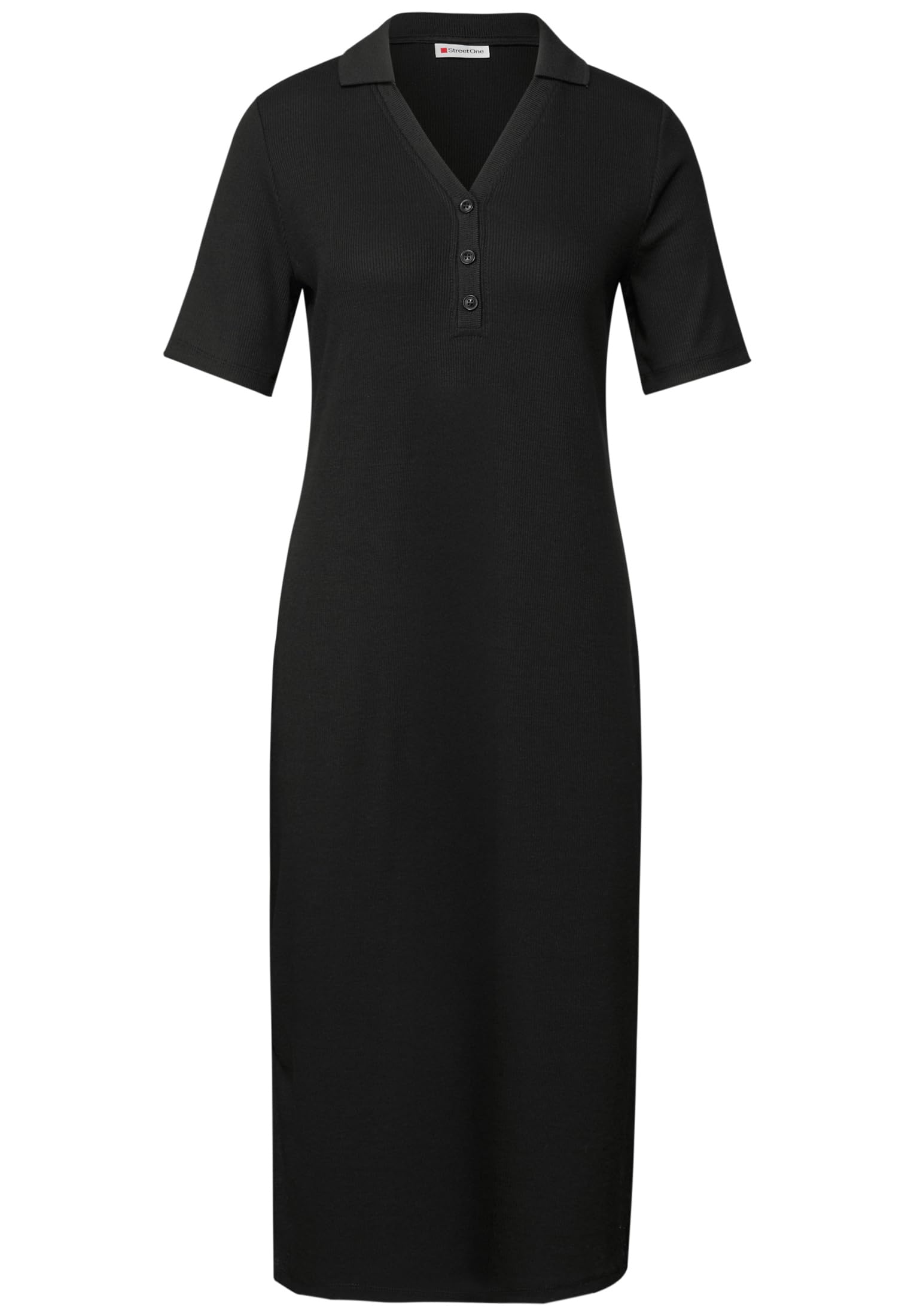 Street One Abito Polo con Struttura a Costine Donna