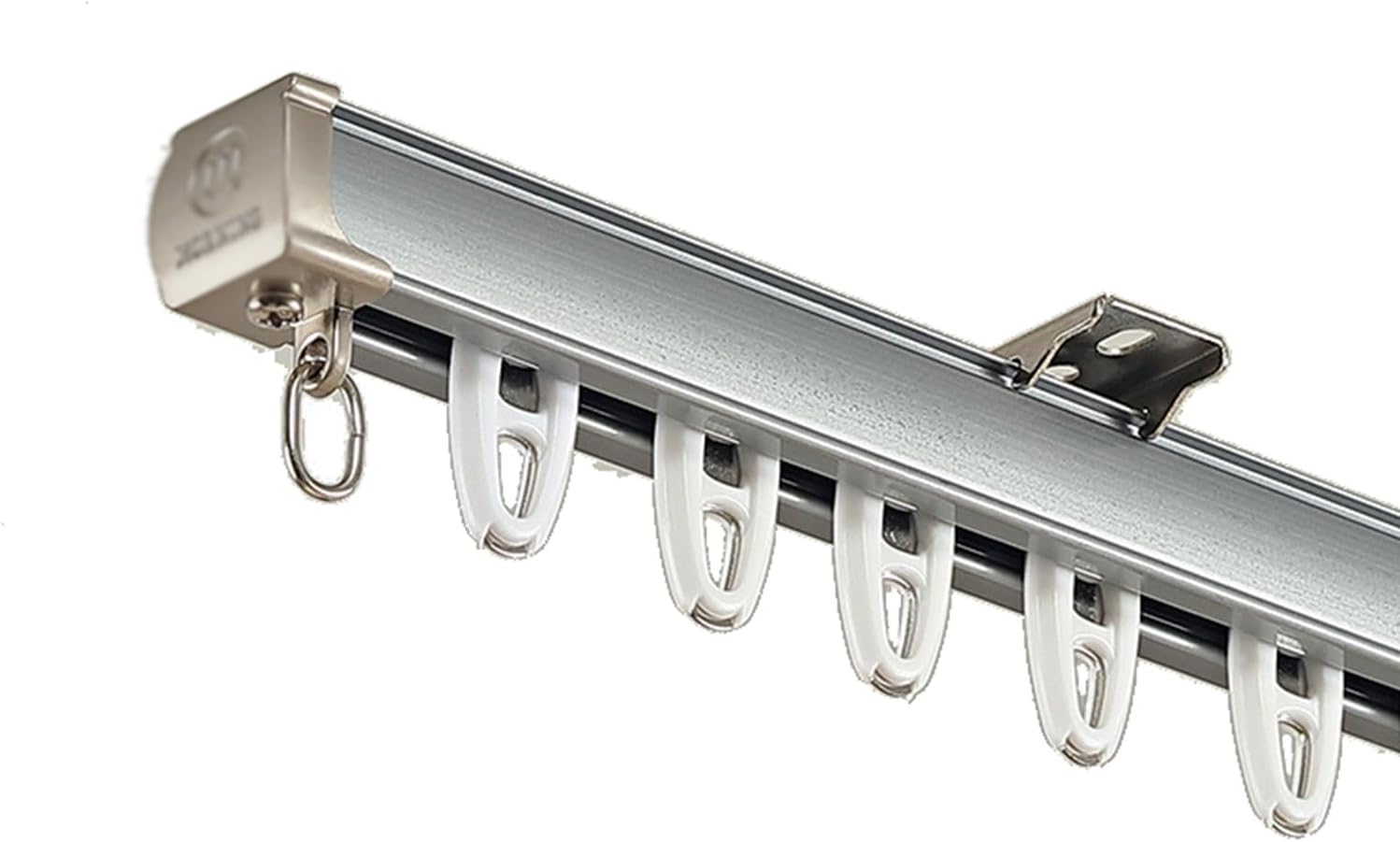 Heavy-Duty Aluminum Curtain Track Set for Room Divider, Adjustable 3ft-20ft, Wall/Ceiling Mounted, Ideal for Bedroom, Dining Room, Living Room, Easy Installation