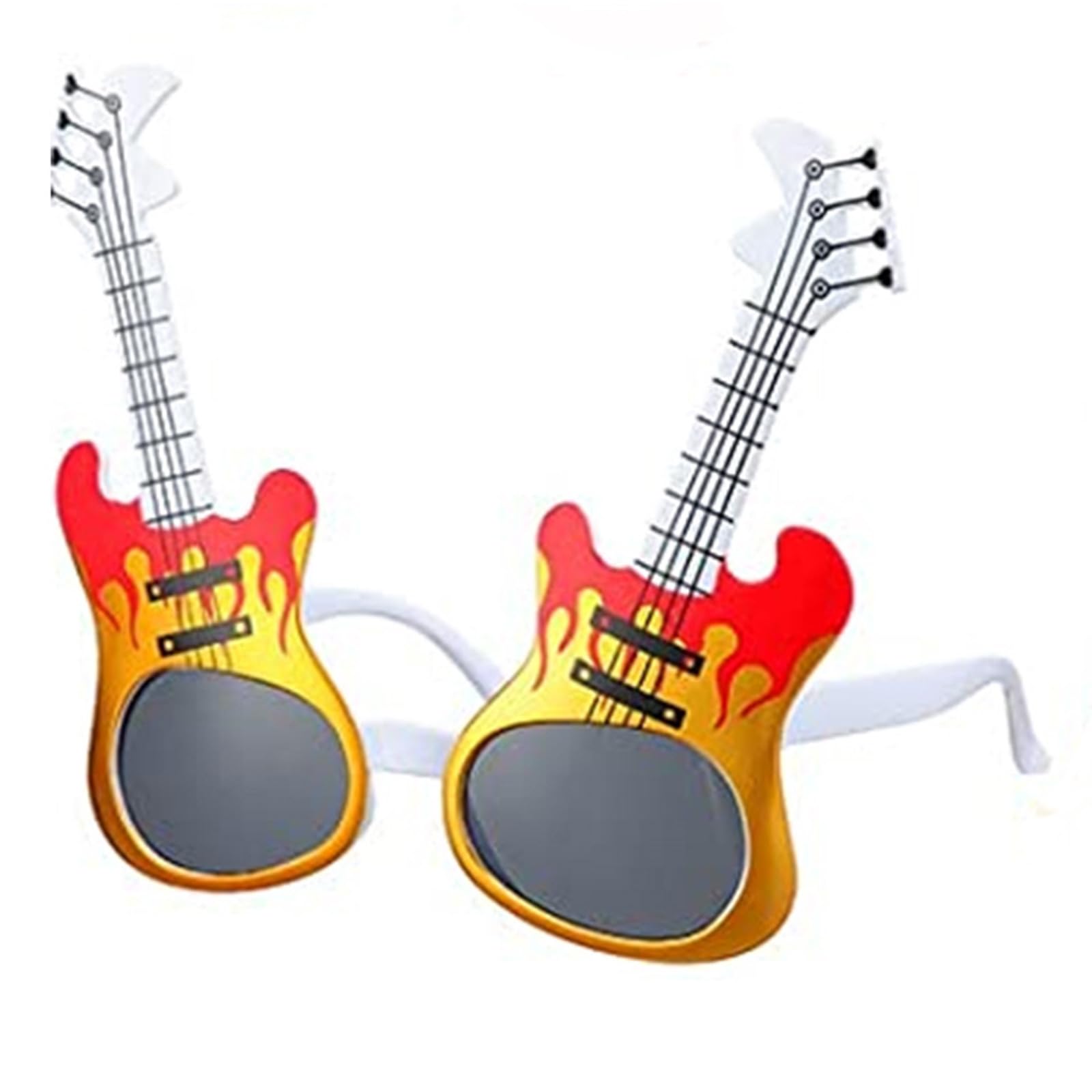 MinnowXY Beach Glasses Funny Party Sunglasses Funny Glasses Beach Sunglasses, Guitar