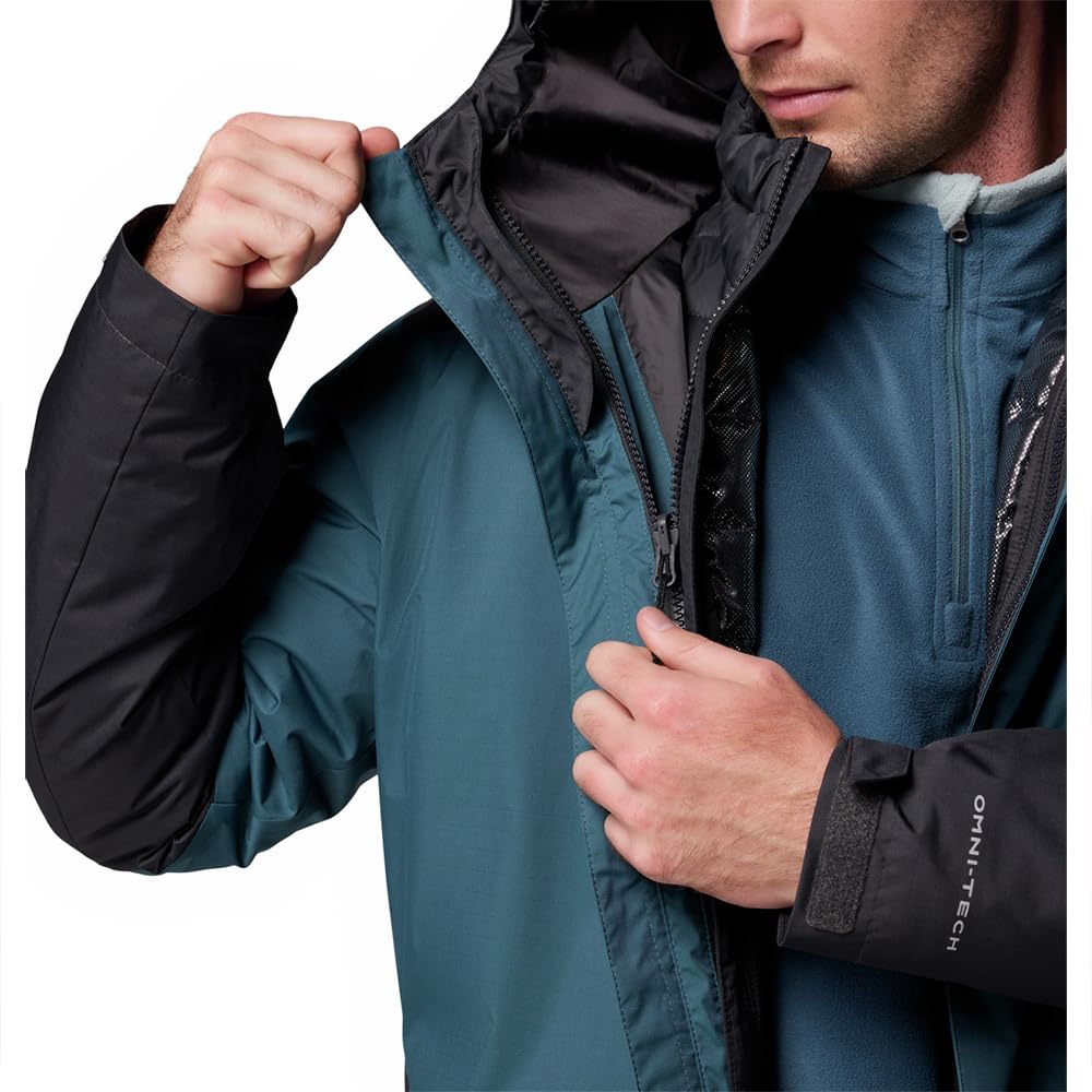 Columbia Point Park Interchange Jacket Abrigo de invierno 3 en 1 intercambiable Hombre (Pack de 1)