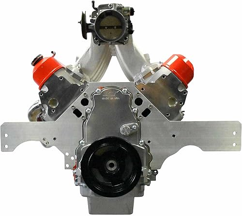 Miniatura 4 de ICT Billet Placa delantera del motor LS para 1979-2004 Fox Body SN95 New Edge Mustang Motor Mount Race Swap compatible con GM Chevrolet Gen 3 4 LS1