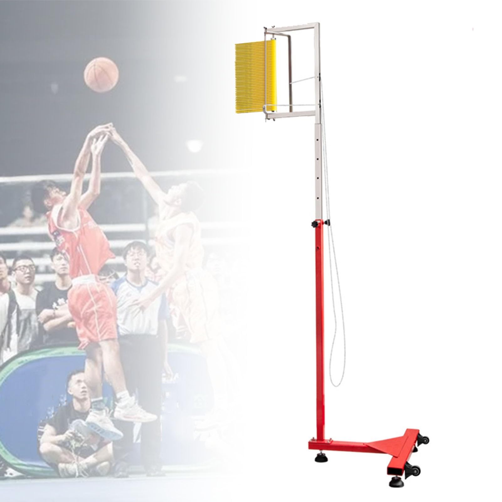 DYK&NX Vertikaler Sprungtester, Messgerät für Den Vertikalen Sprung Als Trainingshilfe Für Jugendliche, Sprungkraft-Messskala