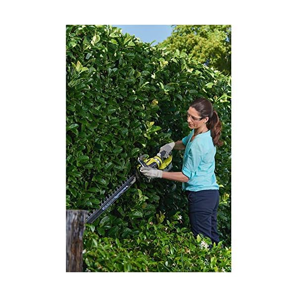 RYOBI 18 V ONE+ Akku-Heckenschere RHT1851R20F (Messerlänge 50 cm, Schnittstärke 22 mm, diamantgeschliffene Klingen… – Bild 8