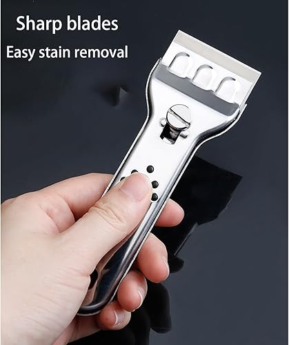Miniatura 4 de Raspador de cocina, herramienta de limpieza multiusos para rascador de afeitar, soporte para limpiar placas de vidrio, ventanas, calcomanías,