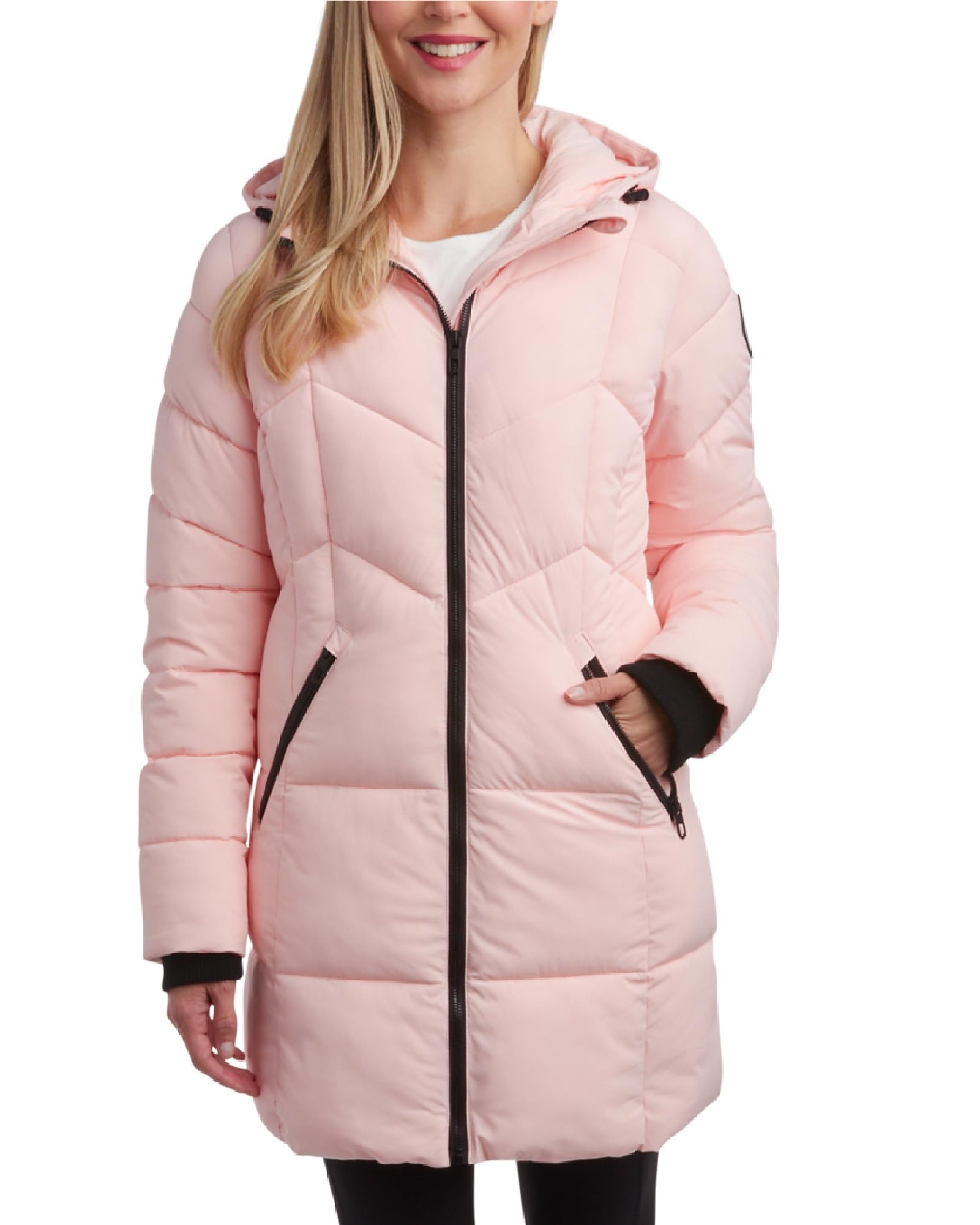Womens Long Winter Coats - Cozy Long Puffer Coats for Women Wind & Water Resistant Hooded Quilted Jackets for Women-image-45