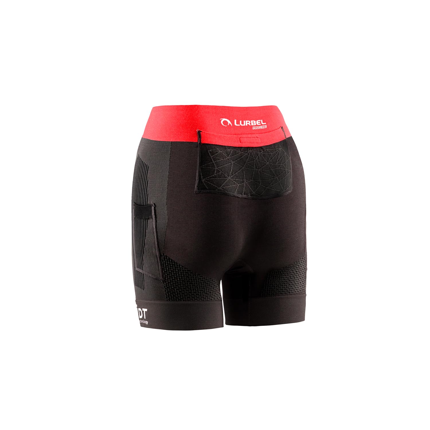 Lurbel Tifon Pro Shorts W, Malla para Trail Running, Malla Corta Transpirable y Anti-Olor, con Bolsillos, Malla Termorreguladora, Mujer.