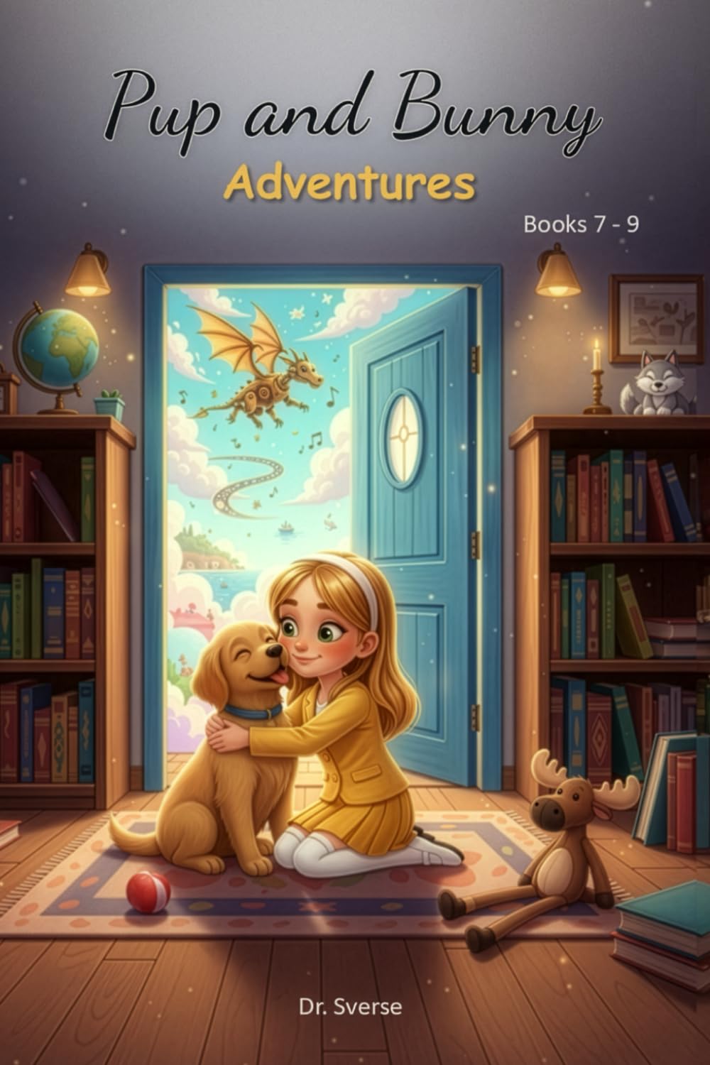Pup and Bunny Adventures, Books 7-9: Rhyming with Pictures for Early Readers, Magical Journeys with Dog, Teaching Social Life Lessons