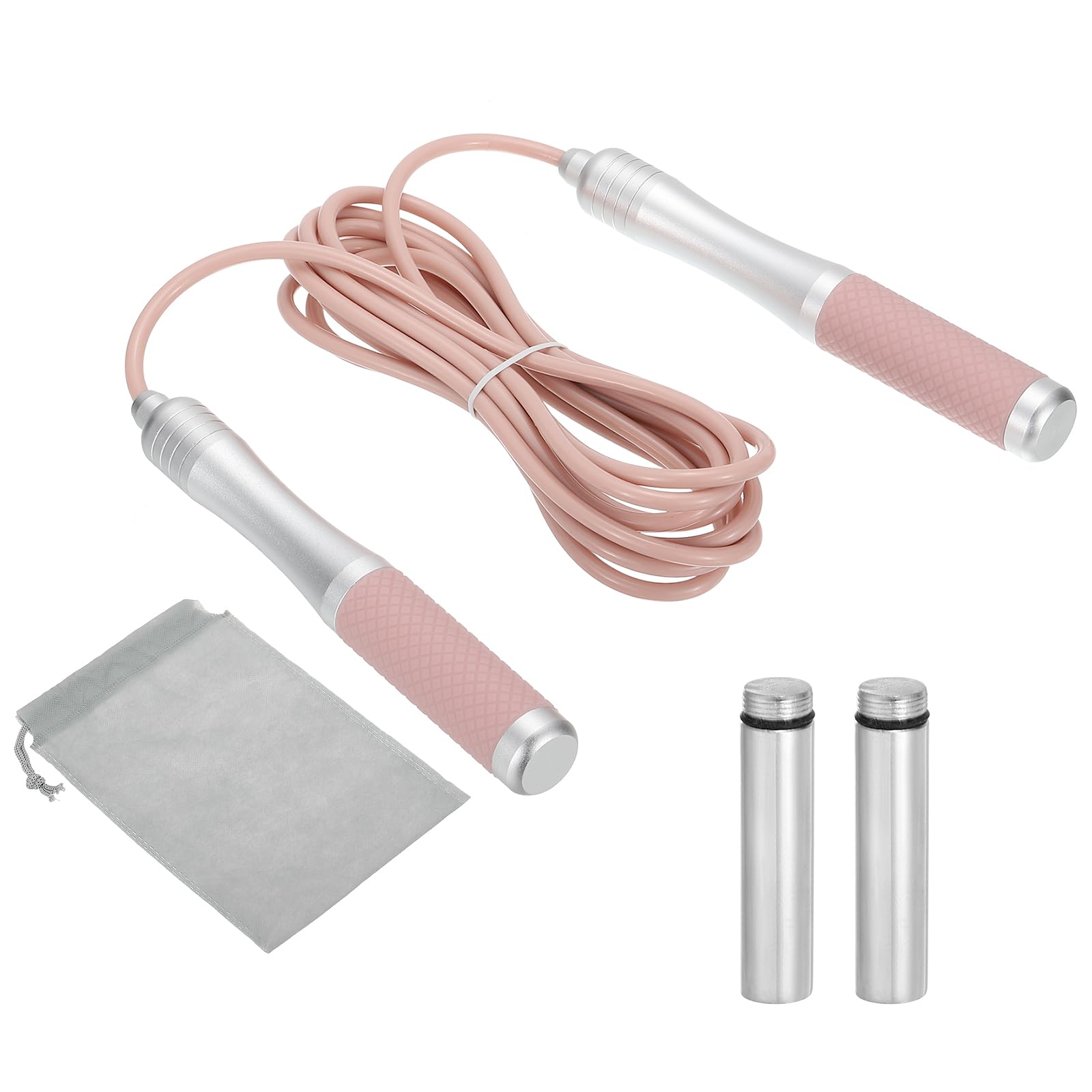 PATIKIL Speed Jump Rope for Fitness Weighted Skipping Rope Tangle-Free Adjustable Rapid Jumping Rope with Load Block for Men & Women Aerobic Exercise