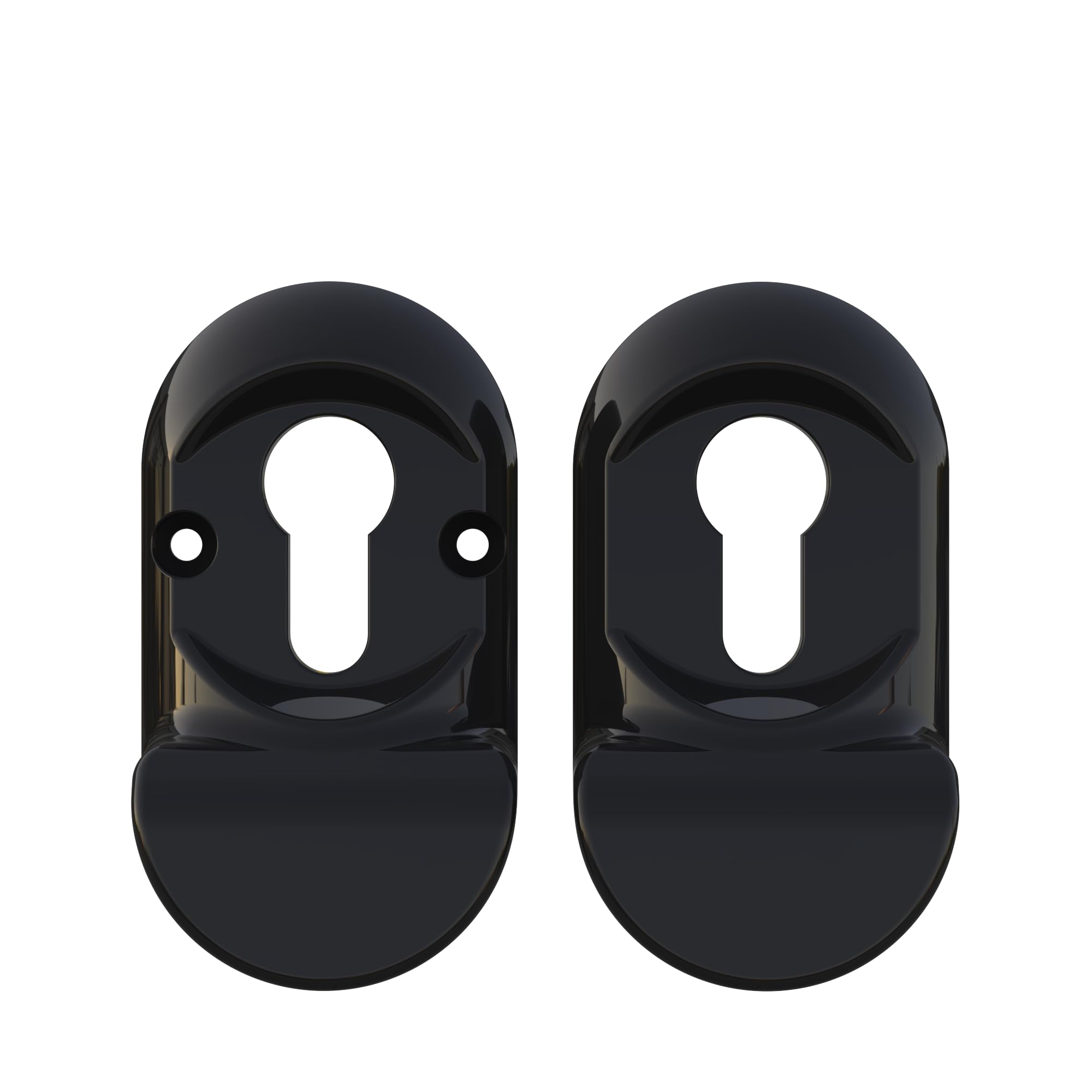 Ultion Sweet Black Escutcheon Keyhole Fingerpull