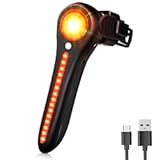 DARKBEAM Bike Tail Light Smart - with Brake/Light Sensor, USB-C Rechargeable, IP64 Waterproof, 5 Light Modes Bicycle Taillight for Night Riding, Super Bright Rear Bike Light for Road Mountain, Cycling