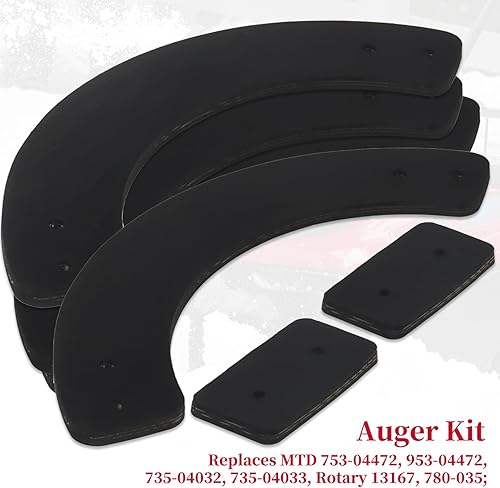 Miniatura 6 de NIDAIFEI 753-04472 Kit de barrena que reemplaza a CraftsmanMTD 753-04472, 953-04472, 735-04032, 735-04033 para lanzadores de nieve Troy-Bilt Squall